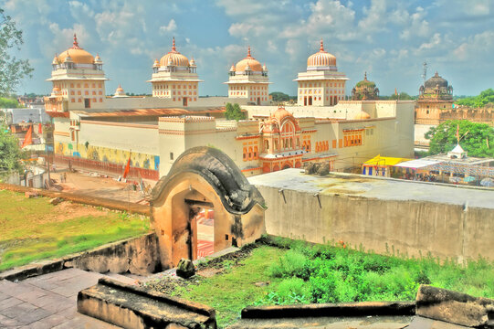 Ram Raja Temple a Hindu temple in Orchha, Madhya Pradesh, India