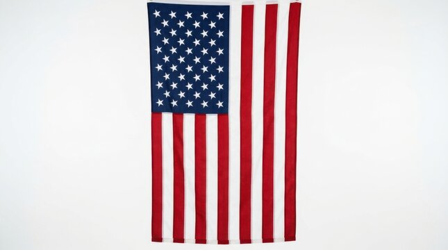 A hand drawn sketch of the american flag with red stripes and white stars on a blue square in a simple doodle style