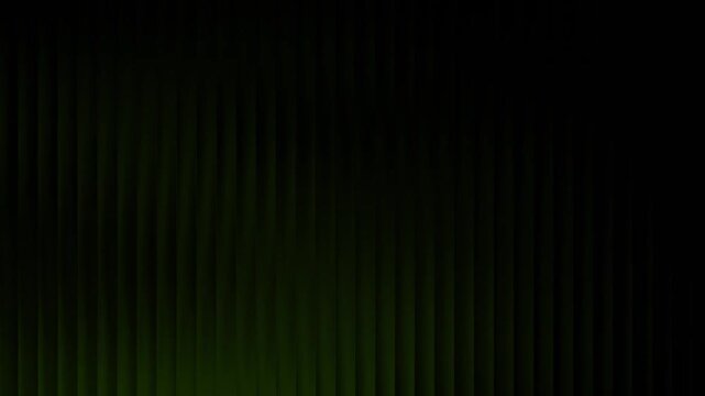 Abstract dark green vertical lines wall texture background with subtle lighting motion loop