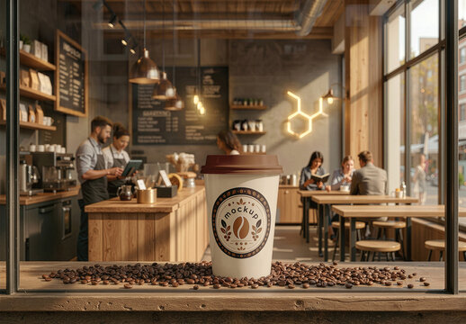 Cup Coffee Mockup