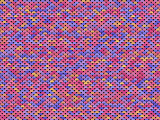 Overlapping Scale Pattern Bold Geometric Repeat Wallpaper © iushakovsky