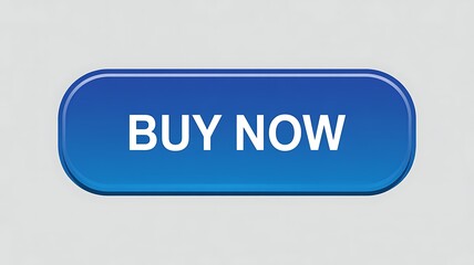 Fototapeta premium Blue buy now button web design element