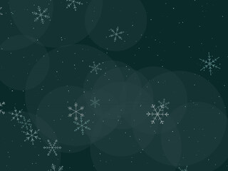Fototapeta premium Snowflake Winter Crystal Pattern Holiday Background