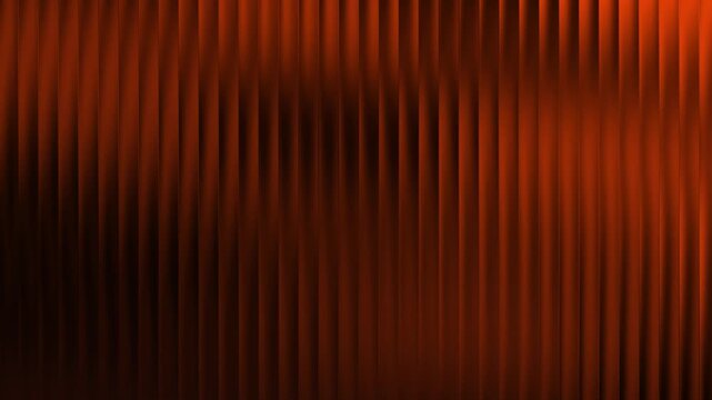 Abstract warm orange vertical lines wall texture background with ambient lighting motion loop