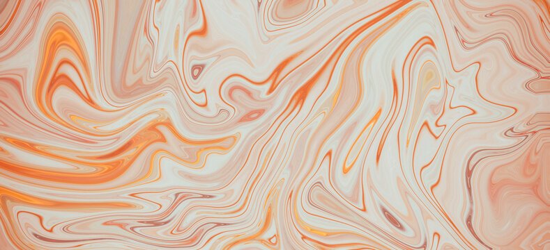 Marble ink colorful. Brown marble pattern texture abstract background. can be used for background or wallpaper