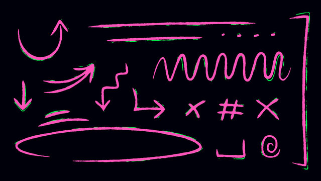 Scribble Elements Pack / Part 04