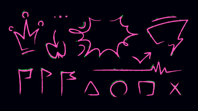 Scribble Elements Pack / Part 03