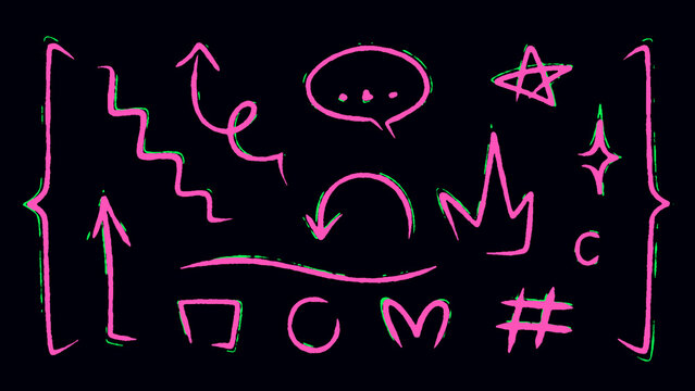 Scribble Elements Pack / Part 02