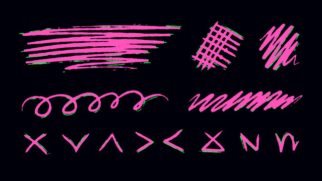 Scribble Elements Pack / Part 01