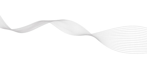 Fototapeta premium abstract wavy white line graphic, representing flow and movement.