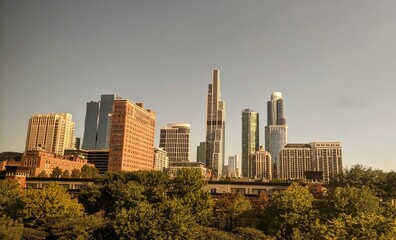 Obraz premium Chicago Skyline