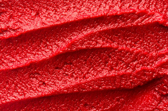 Tomato sauce close up, background, texture.