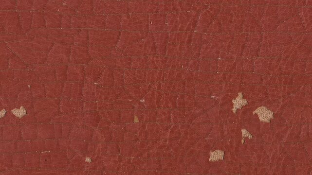 4k vertical slow motion footage of antique light brown leather texture with missing areas, cracked surface, scratches and other rough features