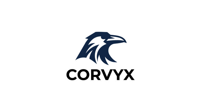 Corvyx Eagle Logo Design.