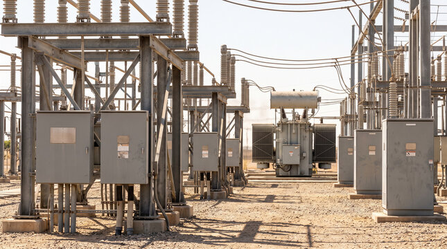 Utility Switching Yard Under Peak Heat And Electrical Load Pressure