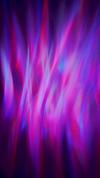 Nebula-like wave movement with multicolor gradient purple tones