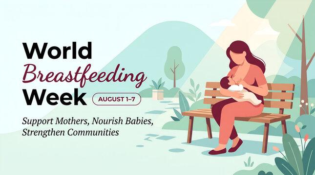 World Breastfeeding Week Community Awareness Banner
