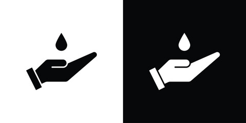 Dermatology tested icon thin pictogram series © Dan