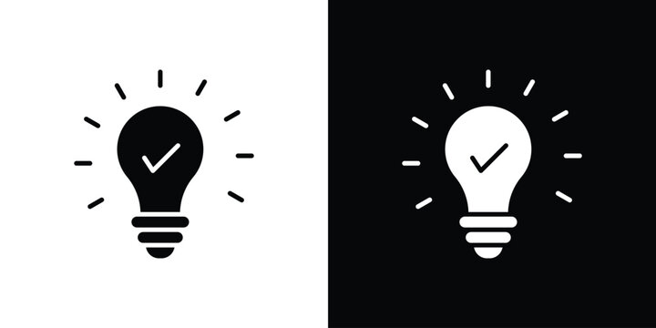Insight icon thin pictogram series