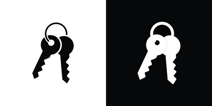 Keys icon thin pictogram series