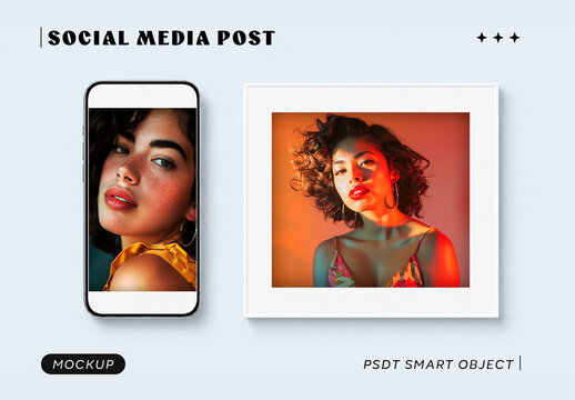 Instagram Social Media Post Mockup