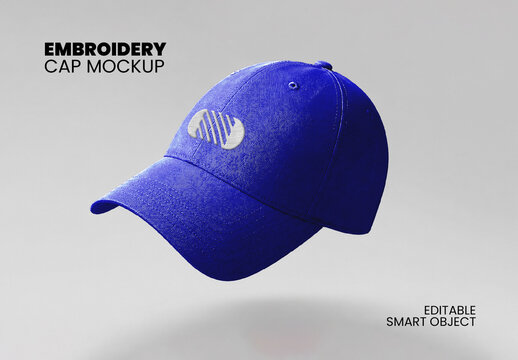 Embroidery Cap Mockup