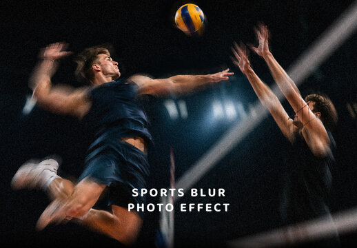 Sports Blur Photo Effect