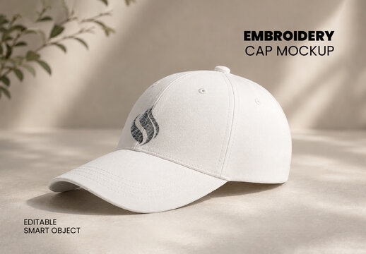Embroidery Cap Mockup