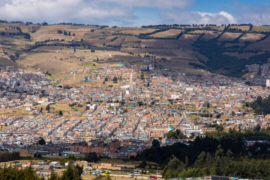 Tunja, Boyaca - Colombia. March 7, 2026. Colombian municipality, located on the eastern Andes mountain range