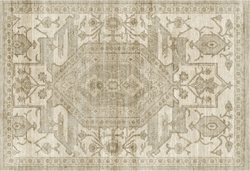 Fototapeta premium Folk style traditional printed Carpet with trending colors and texture in high resolution 