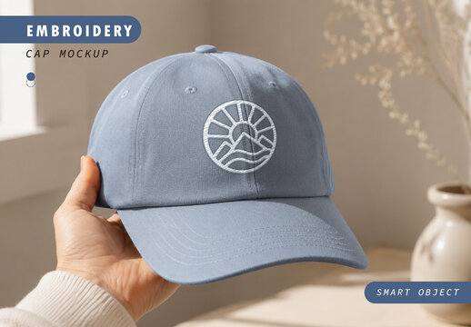 Embroidery Cap Mockup