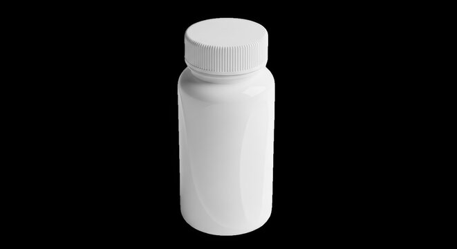 White plastic bottle cap