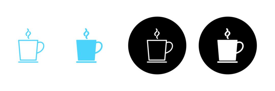 coffee cup icon vector. cup a coffee sign and symbol