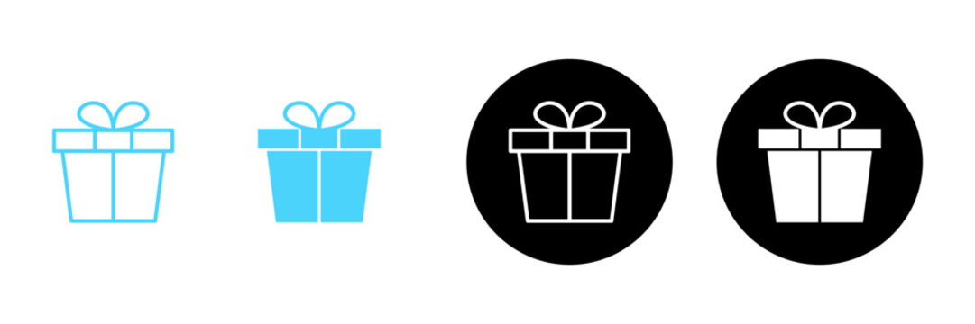 Gift icon vector. gift sign and symbol. birthday gift