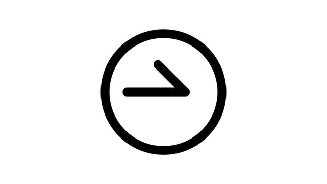 History Clock Icon With Arrow