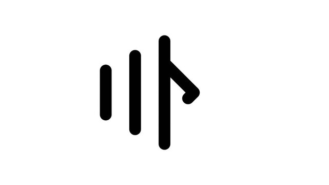 Skip Forward Icon With Arrow And Lines
