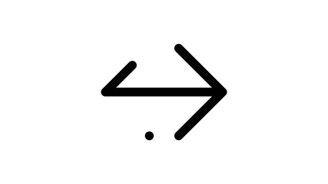 Right Arrow With Dot Icon