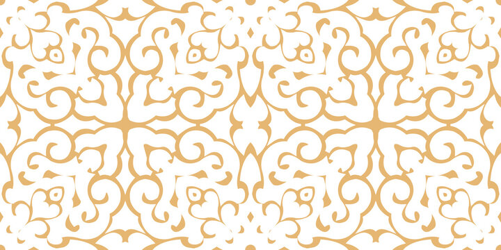 Golden Chinese cloud pattern decoration PNG isolated transparent background