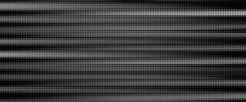 Halftone line gradient texture. Black diagonal stripe gradation background. Repeated slanted strokes pattern backdrop. Vibrating parallel lines wallpaper. Vanish oblique moire overlay. Vector