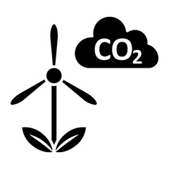 wind turbine Solid icon © darwin