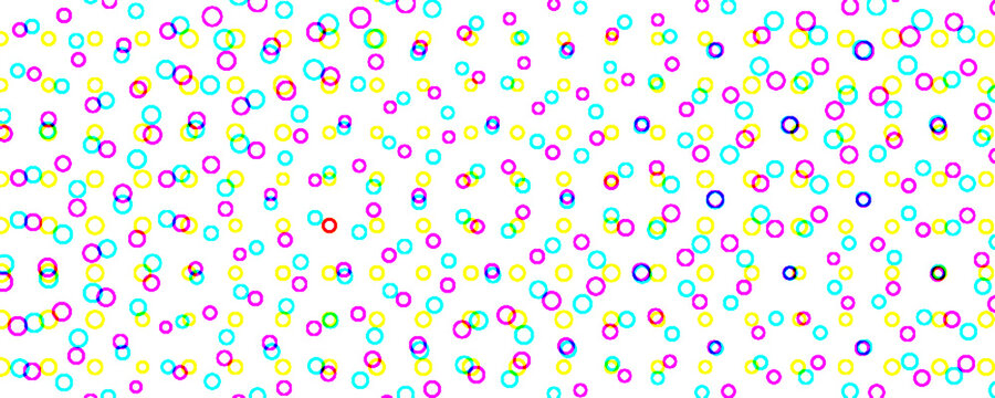 Colorful abstract circles pattern design