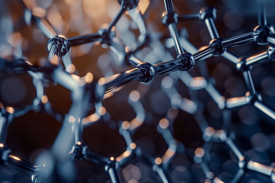 Carbon nanotubes molecular structure nanotechnology background