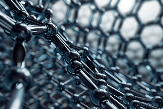 Carbon nanotubes molecular structure nanotechnology background