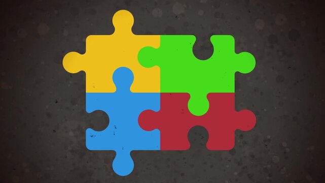 puzzle pieces forming a heart for autism awareness