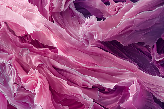 Microscopic view of collagen protein fibers background