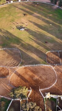 Aerial View of Horse Riding Arena in Coonabarabran Australia