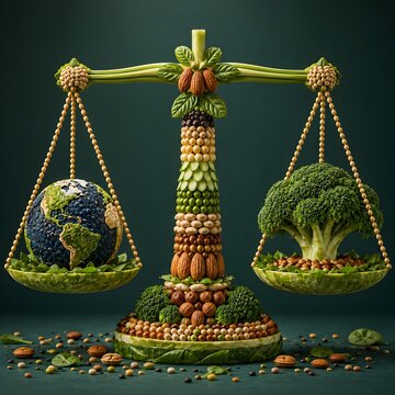 Creative Food Art Depicting Electrical Shock and Workplace Safety Concept
