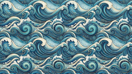 Greece patterns aegean sea wave artistic motif with hellenic mediterranean nautical geometric ornamental decorative
