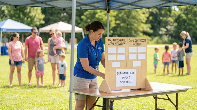 Facilitator Organizes Summer Childcare, Camps & Activity Schedules