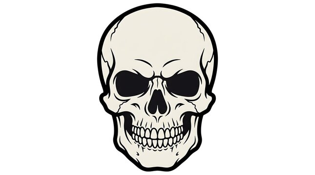 Skull with sunglasses and teeth exposed.